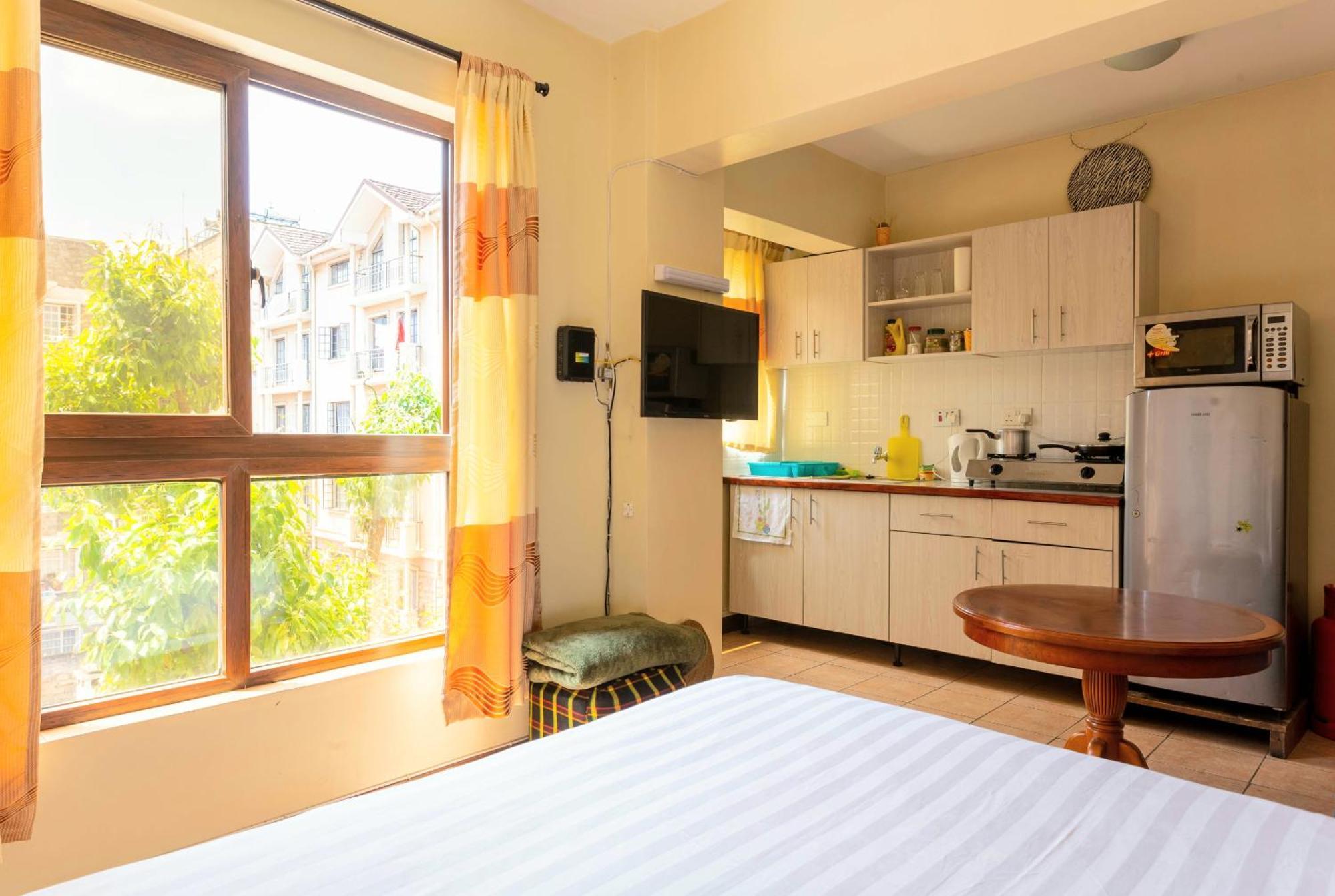 City View With Rooftop Pool - Studio Nairobi Dış mekan fotoğraf